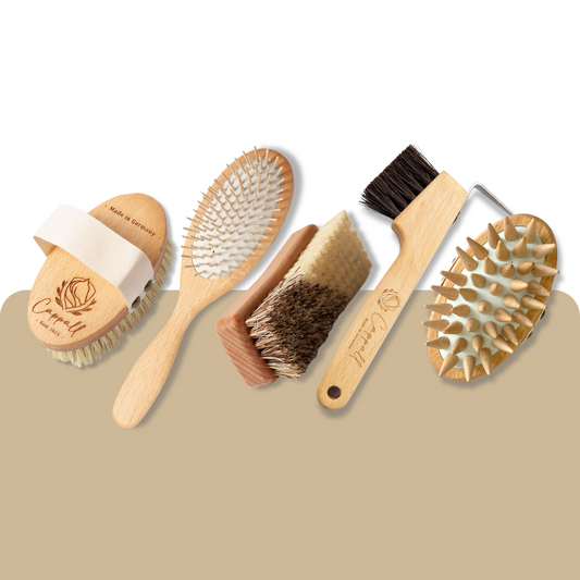 Deluxe horse grooming set